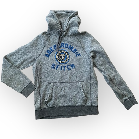 Abercrombie & Fitch Other - Abercrombie & Fitch Muscle mens Y2K distressed hoodie sweatshirt long sleeve M